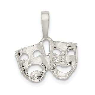 Sterling Silver Comedy/Tragedy Charm QC3092
