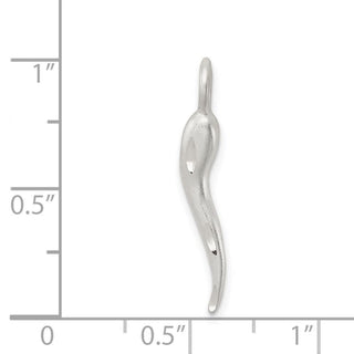 Sterling Silver Italian Horn Charm