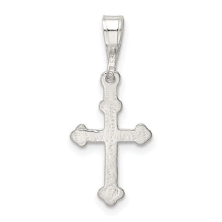 Sterling Silver Budded Cross Pendant