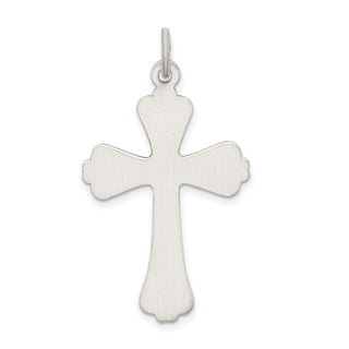 925 Sterling Silver Antiqued Cross Pendant QC3355