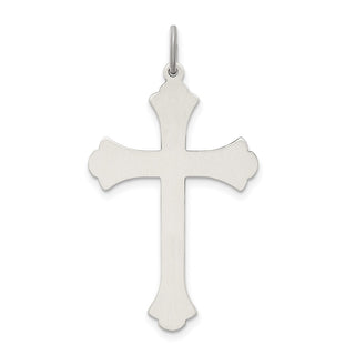 925 Sterling Silver Antiqued Cross Pendant QC3356