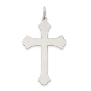 925 Sterling Silver Antiqued Cross Pendant QC3356