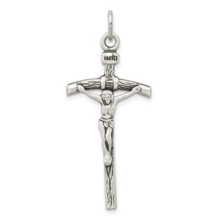 925 Sterling Silver Antiqued Crucifix Pendant QC3400