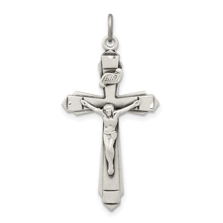 925 Sterling Silver Antiqued Crucifix Pendant QC3402