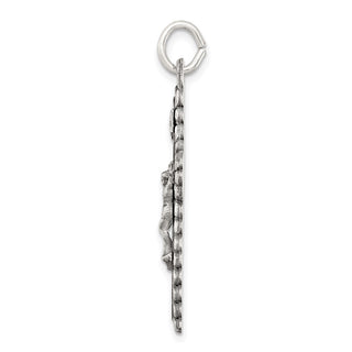 925 Sterling Silver Inri Crucifix Pendant QC3404