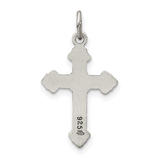 925 Sterling Silver Antiqued Inri Crucifix Pendant QC3408