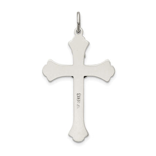 925 Sterling Silver Antiqued Inri Crucifix Pendant QC3418