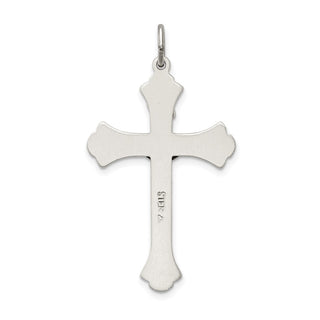 925 Sterling Silver Antiqued Inri Crucifix Pendant QC3418