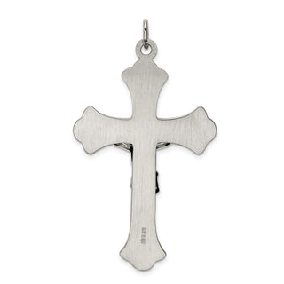 925 Sterling Silver Inri Crucifix Pendant QC3421