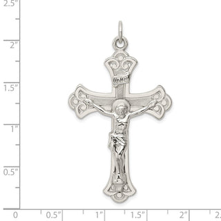 925 Sterling Silver Inri Crucifix Pendant QC3421