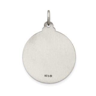 Sterling Silver Antiqued Ecce Homo Medal Pendant QC3443