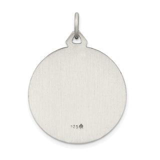 Sterling Silver Antiqued Ecce Homo Medal Pendant QC3449