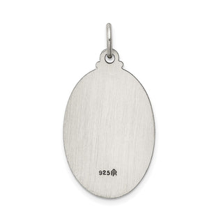 Sterling Silver Antiqued Saint Joseph Medal Pendant QC3596