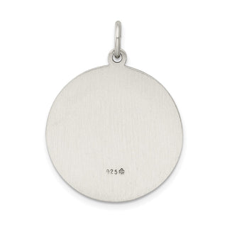 Sterling Silver St. Jude Thaddeus Medal Pendant QC3602