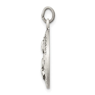 Sterling Silver Saint Jude Thaddeus Medal Pendant QC3603