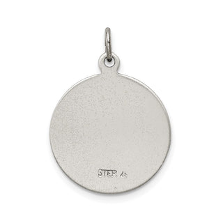 Sterling Silver Saint Jude Thaddeus Medal Pendant QC3603