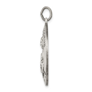 Sterling Silver Saint Jude Thaddeus Medal Pendant QC3604