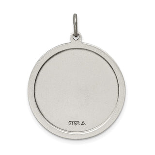 Sterling Silver Saint Jude Thaddeus Medal Pendant QC3604