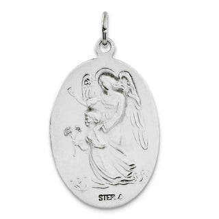 Sterling Silver Reversible St. Michael Medal Pendant