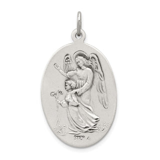 Sterling Silver Reversible St. Michael Medal Pendant