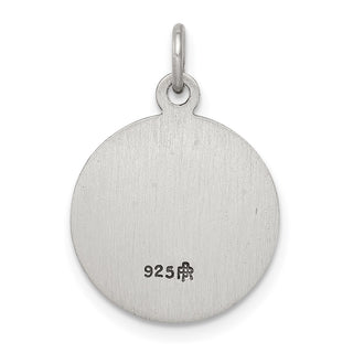 Sterling Silver St. Peregrine Medal Pendant QC3617
