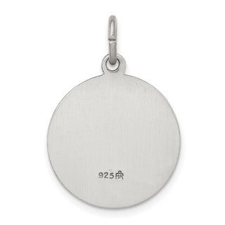Sterling Silver St. Peregrine Medal Pendant QC3618