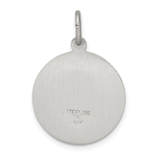 Sterling Silver St. Theresa Medal Pendant QC3621