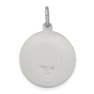 Sterling Silver St. Theresa Medal Pendant QC3621