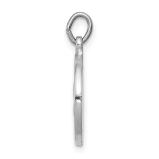 Sterling Silver Rhodium-plated & Vermeil Holy Communion Medal Pendant