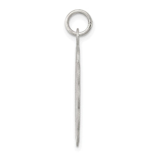 Sterling Silver Rhodium-plated My Confirmation Disc Charm QC370