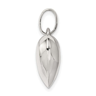 Sterling Silver Puffed Heart Charm QC3705