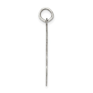 Sterling Silver Rhodium-plated Confirmation Disc Charm QC371