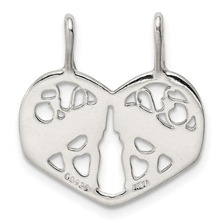 Sterling Silver Mother/Daughter Break Apart Pendant