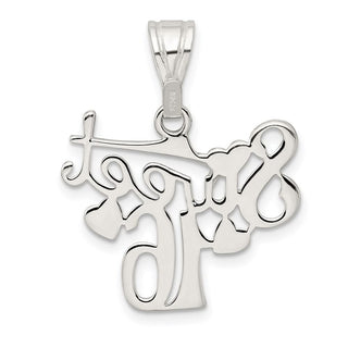 Sterling Silver Sweet 16 Pendant QC3750