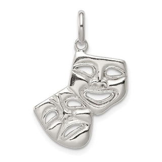 Sterling Silver Comedy/Tragedy Charm QC3773