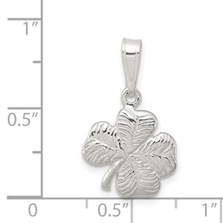 Sterling Silver 4-Leaf Clover Pendant QC3884