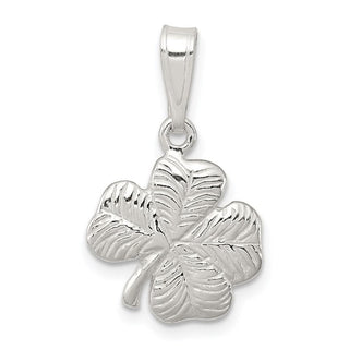 Sterling Silver 4-Leaf Clover Pendant QC3884