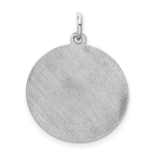 Sterling Silver Rhodium-plated Brocade-Like Initial S Charm QC4162S