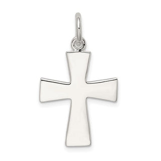 Sterling Silver Latin Cross Charm QC4278