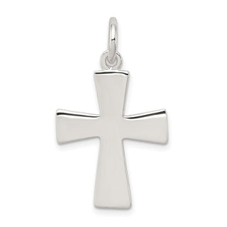 Sterling Silver Latin Cross Charm QC4278