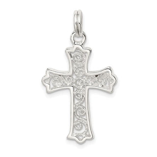 Sterling Silver Filigree Cross Charm