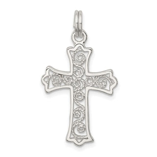 Sterling Silver Filigree Cross Charm