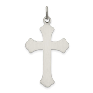 925 Sterling Silver Antiqued Cross Pendant QC436