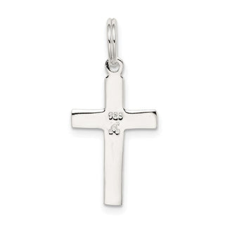 Sterling Silver Latin Cross Charm QC4367