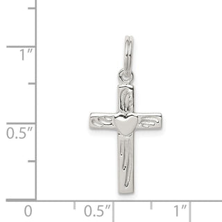 Sterling Silver Latin Cross Charm QC4367