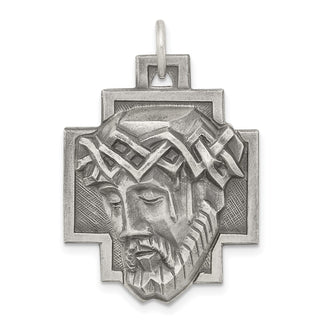 Sterling Silver Ecce Homo Medal Pendant