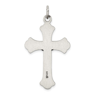 925 Sterling Silver Antiqued Inri Crucifix Pendant QC449