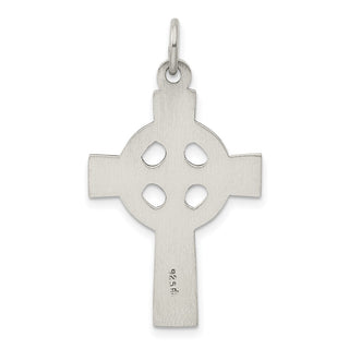 Sterling Silver Celtic Cross Charm QC450