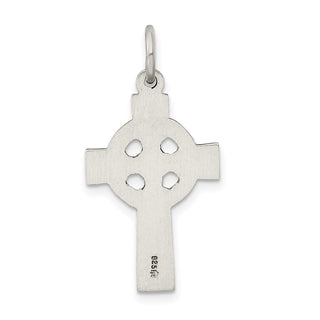 Sterling Silver Celtic Cross Charm QC451
