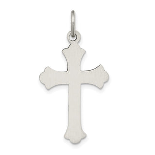 925 Sterling Silver Antiqued Cross Pendant QC452